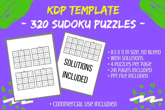 320 Mixed Level 9x9 Sudoku Puzzles