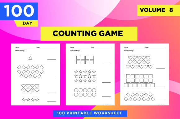 Count the Geometric Shapes - How Many: A Fun and Educational Tool for Kids