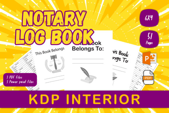 Efficient Notary Log Book for KDP Interior