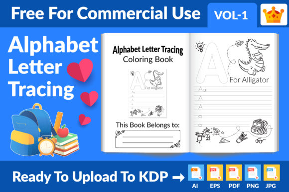 Enhance Early Learning with the Alphabet Letter Tracing New KDP Interior