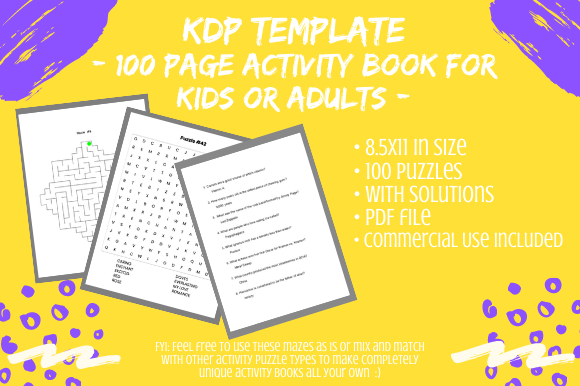 Explore Creative Possibilities with 100 Page Activity Book
