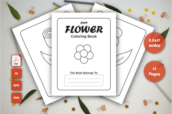 Exploring the Simple Flower Coloring Book KDP Interior: A Comprehensive Guide