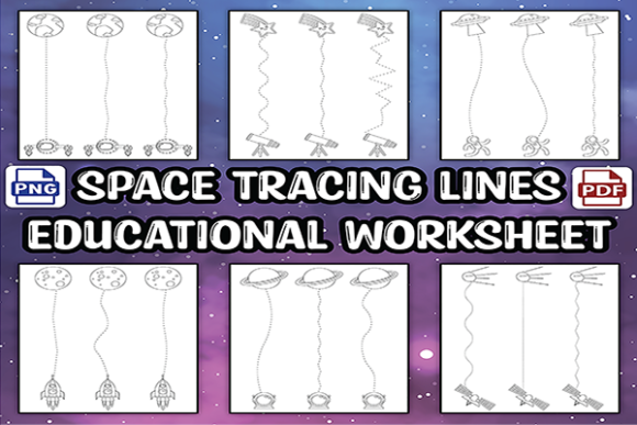Exploring The Space Tracing Lines for Kids: A Valuable Educational Resource