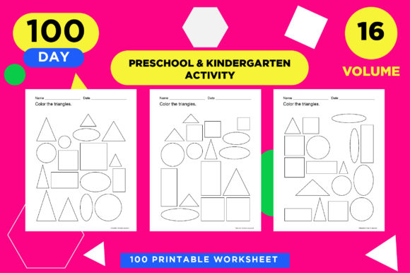 KDP Coloring Book: Painting the Shapes
