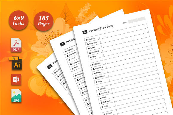 KDP Interior Password Logbook 105 Pages: A Strategic Tool for Your Publishing Business
