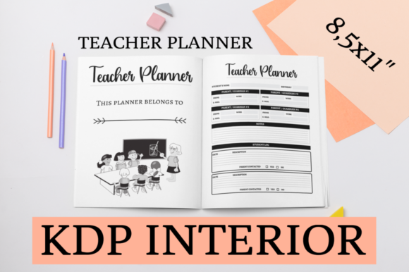 Teacher Planner KDP Interior: Perfect for Your Business