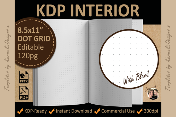 Understanding the 8.5x11 Dot Grid Blank Interior Template for Creative Projects